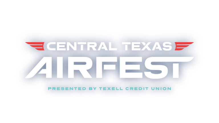 CentralTexasAirfest logo WhiteTurqouise withTEXELL